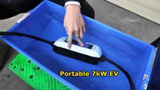 Portable 7kW EV Charger for Solar Energy Power Station Commercial Us